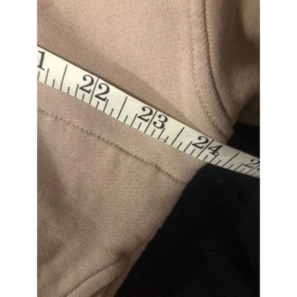 Everlane Sweatshirt Womens XL Beige Organic Cotton 1/4 Quarter Zip Sweater - Picture 4 of 5